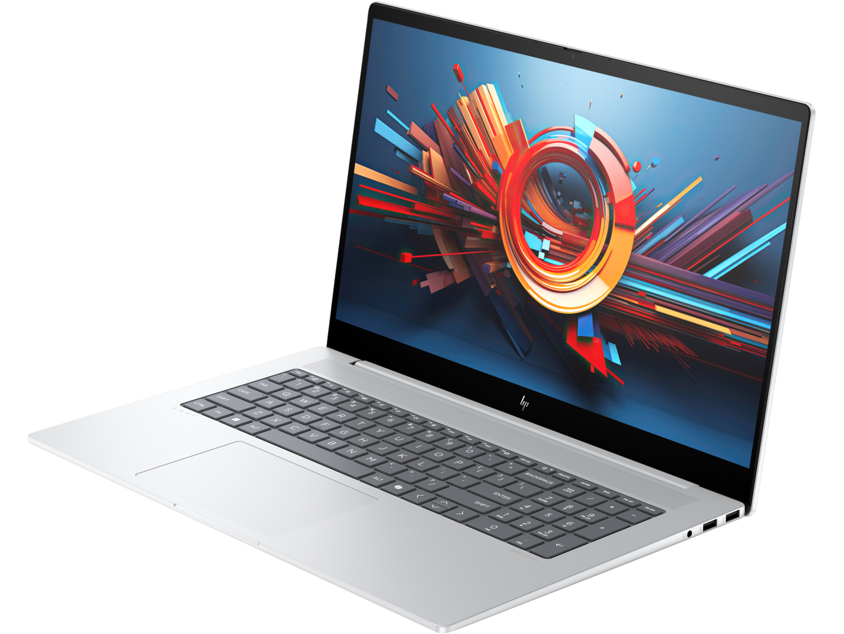 لابتوب ألعاب HP ENVY (17T-DA000) Intel Core Ultra 7 155H 32GB RAM 1TB SSD 17.3" FHD TouchScreen,RTX 3050 4GB Graphics (Win 11) - فضي
