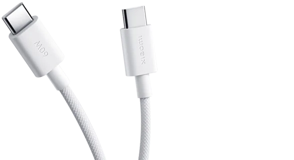 Xiaomi 3A Braided USB-C to USB-C Cable 1m, 60W Fast Charging & Durable Design