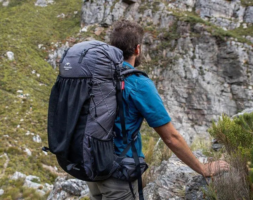 Naturehike Rock Hiking Backpack - Black (60L+5L)