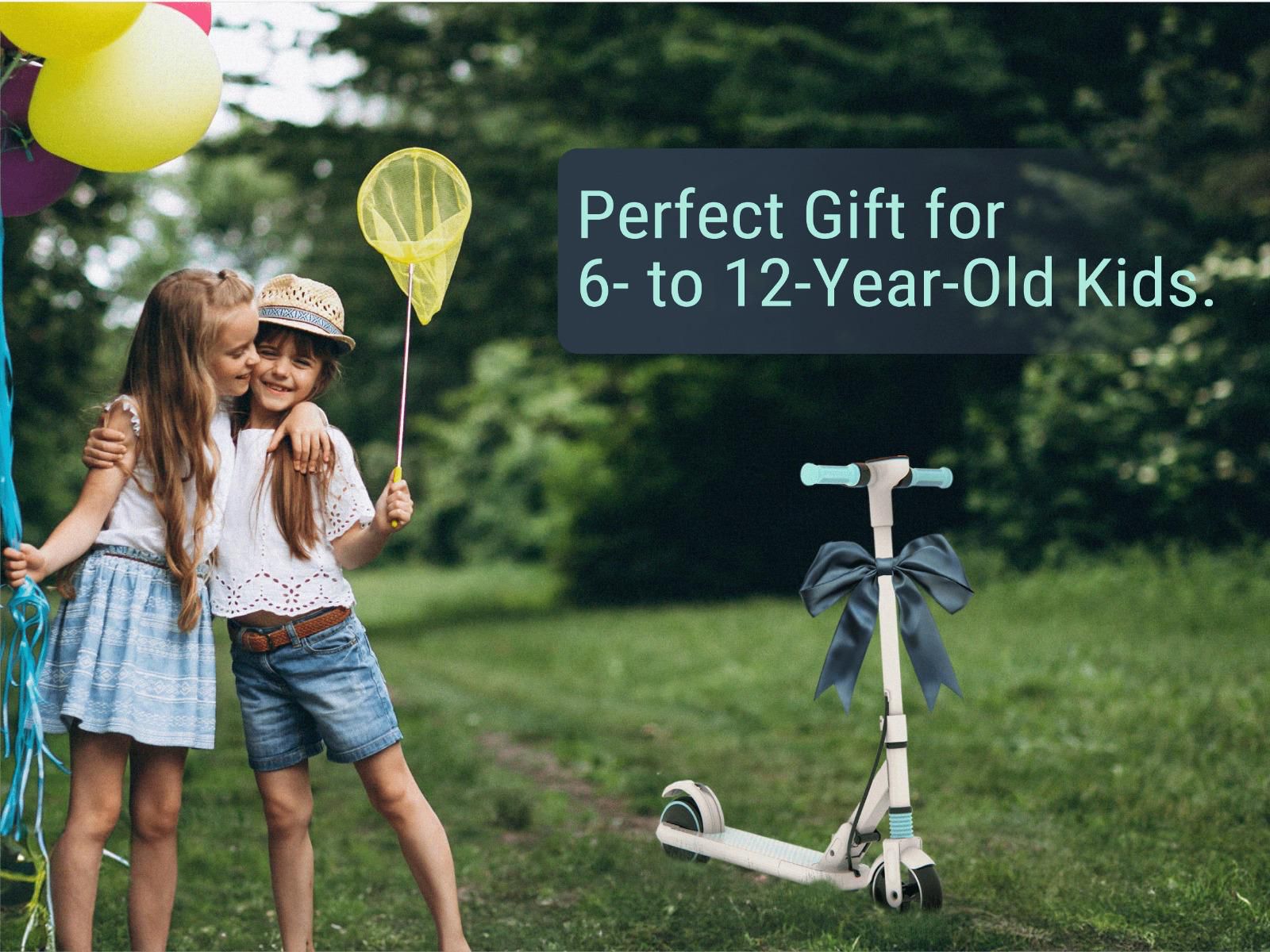 Porodo Lifestyle Kids Electric Scooter (130W, 14km/h, 8km Range, Ages 6–12)