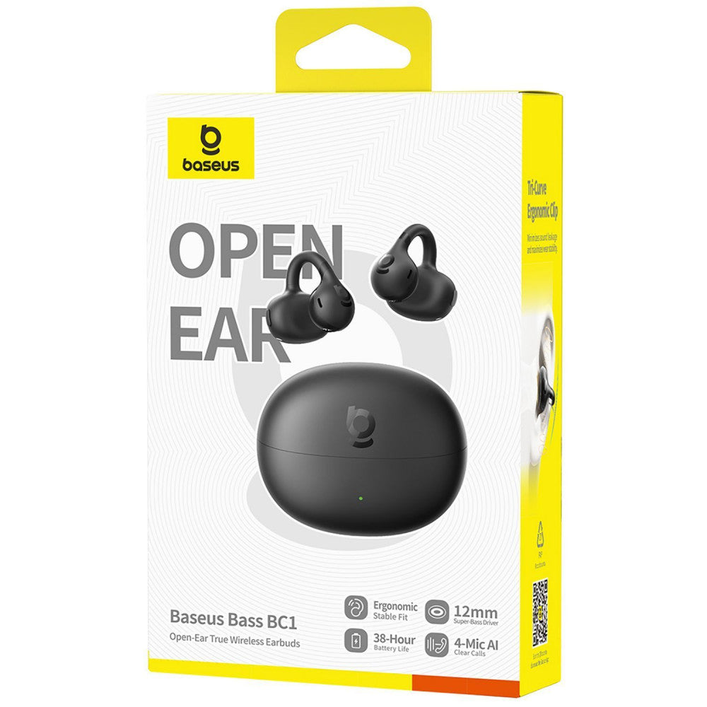 Baseus Bass BC1 Open-Ear True Wireless Earbuds - Black