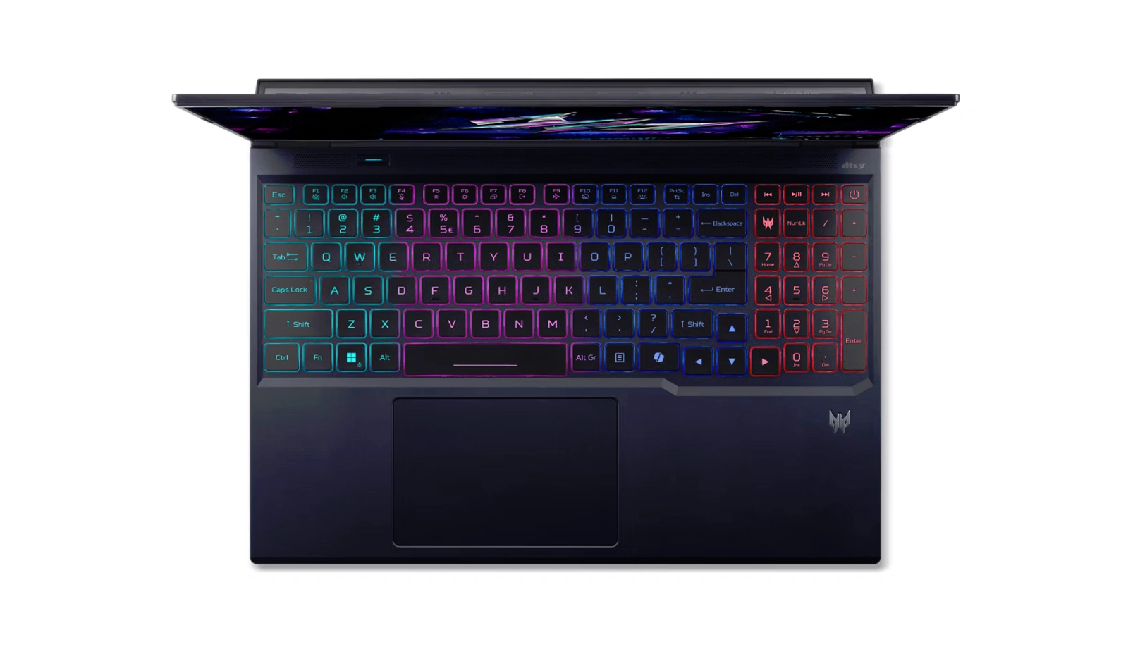 ايسر لابتوب الألعاب بريداتور هيليوس نيو 16 بمعالج Intel Core Ultra 9 275HX، رام 16 جيجابايت، هارد 1 تيرابايت SSD، كرت شاشة GeForce RTX 5070 بسعة 8 جيجابايت.