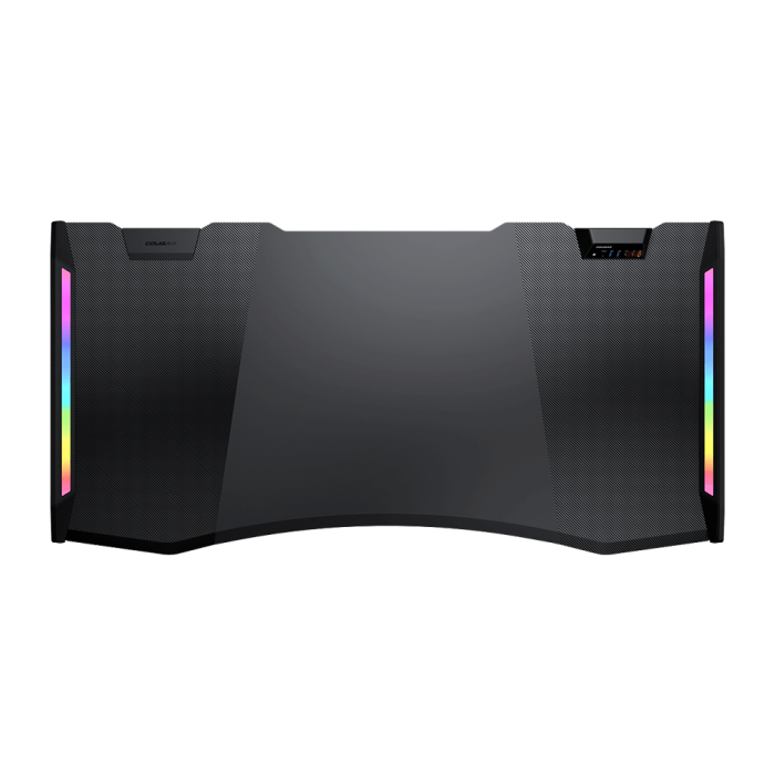 Cougar Mars 150 Electric Gaming Desk Steel Frame, Dual-sided RGB, High-strength Welded Steel Frame, Black