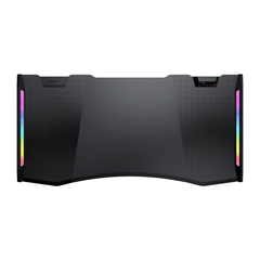 Cougar Mars 150 Electric Gaming Desk Steel Frame, Dual-sided RGB, High-strength Welded Steel Frame, Black