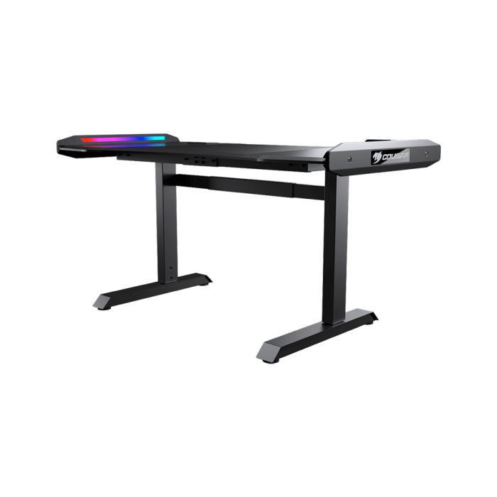 Cougar Mars 150 Pro Gaming Desk Steel Frame, Dual-sided RGB, High-strength Welded Steel Frame, Black