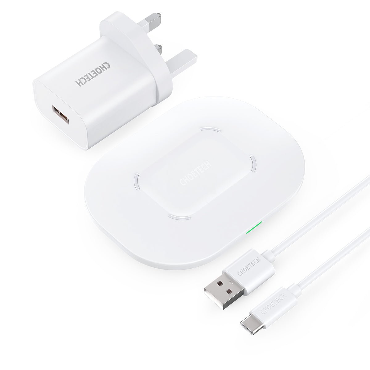 Choetech 15W Fast Wireless Charging Pad - Black - Level UpLevel UpAdapter6971824977158