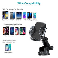 Choetech 15W Wireless Car Mount - Black T521-S - Level UpLevel UpCar Mount6971824976151