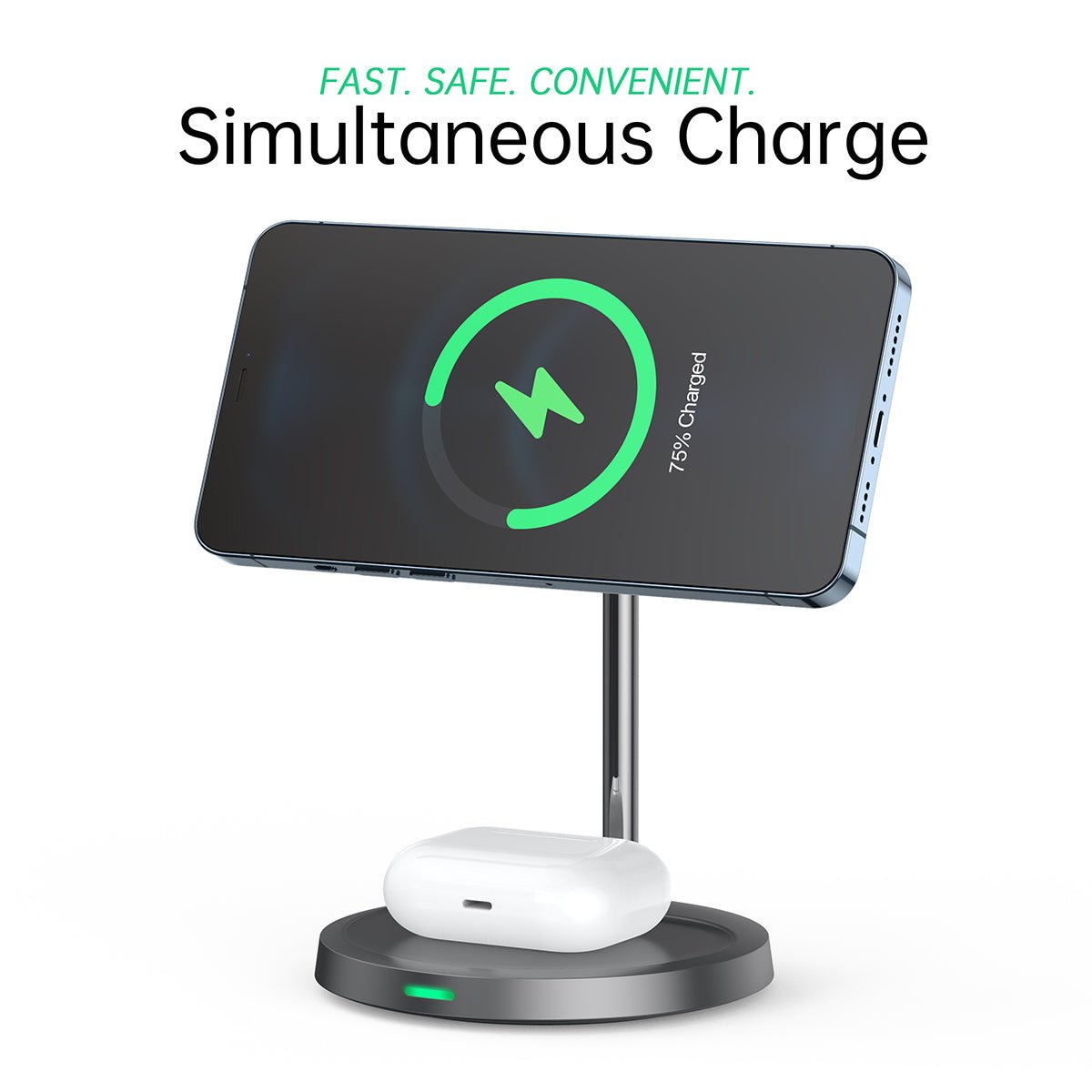 Choetech 2 in 1 Magleap Charger + 20W Charger - Grey & Silver - Level UpLevel UpAdapter6971824978322 - X001B9CODD