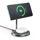 Choetech 2 in 1 Magleap Charger + 20W Charger - Grey & Silver