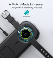 CHOETECH 2 in 1 Wireless Charger, 10W Max Wireless Charging Pad with Adapter for Galaxy Watch - T570 - Level UpLevel UpAdapter6971824977462 - X0019Y2GSN