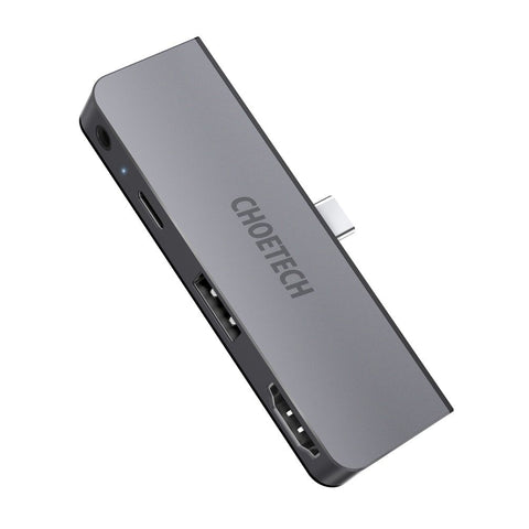 Choetech 4 in 1 USB C Dock For all usb C Devices - Grey HUB-M13-BK