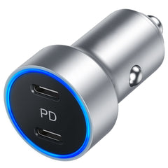 CHOETECH 40W 2-Port PD20W All Metal Fast Car Charger C0054-V2-SL - Level UpLevel UpCar Charger6971824979718