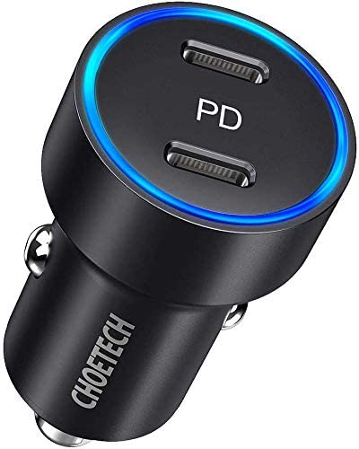 CHOETECH 40W 2-Port PD20W All Metal Fast Car Charger C0054-V2-SL - Level UpLevel UpCar Charger6971824979718