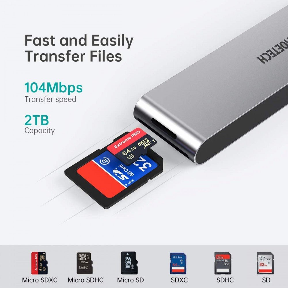 Choetech 7-in-1 USB-C Multiport Adapter HUB-M24 - Level UpLevel UpAdapter6971824976878