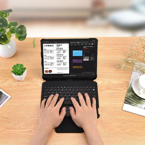 Choetech Magic Keyboard Wireless Keyboard for iPad 11 inch - Arabic & English BH012