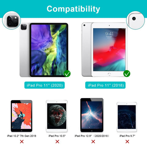 Choetech Magic Keyboard Wireless Keyboard for iPad 11 inch - Arabic & English BH012