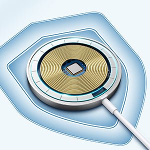 CHOETECH Magnetic Fast Wireless Charging Stand Holder with 5ft USB-C Cable for iPhone 12 (H047+T517) T511-S