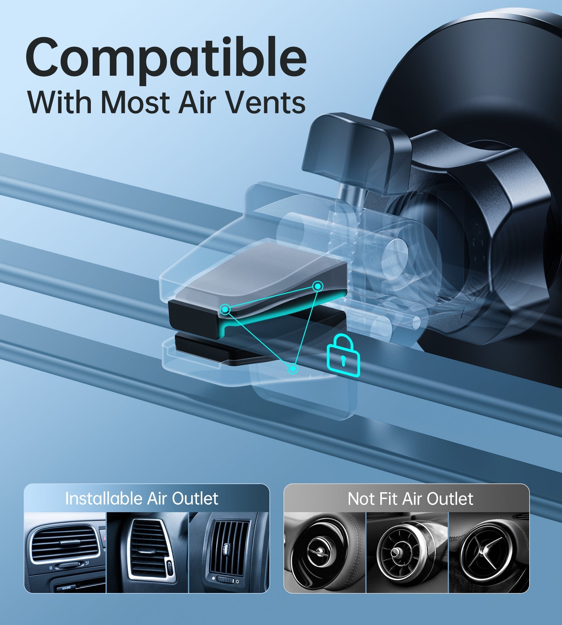 Choetech MagSafe Car Holder AT0004-BK - Level UpLevel UpCar Mount6971824978209