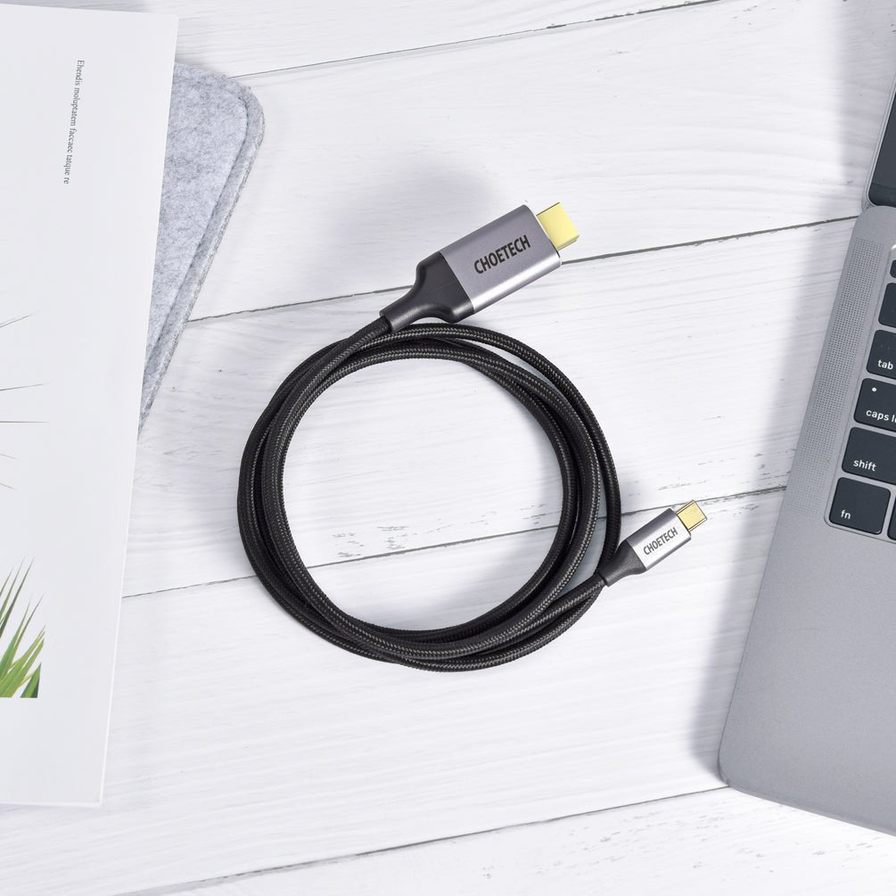 Choetech Type C to HDMI Cable 1.8M - Black CH0019 - Level UpLevel UpHDMI Adapter6971824972344