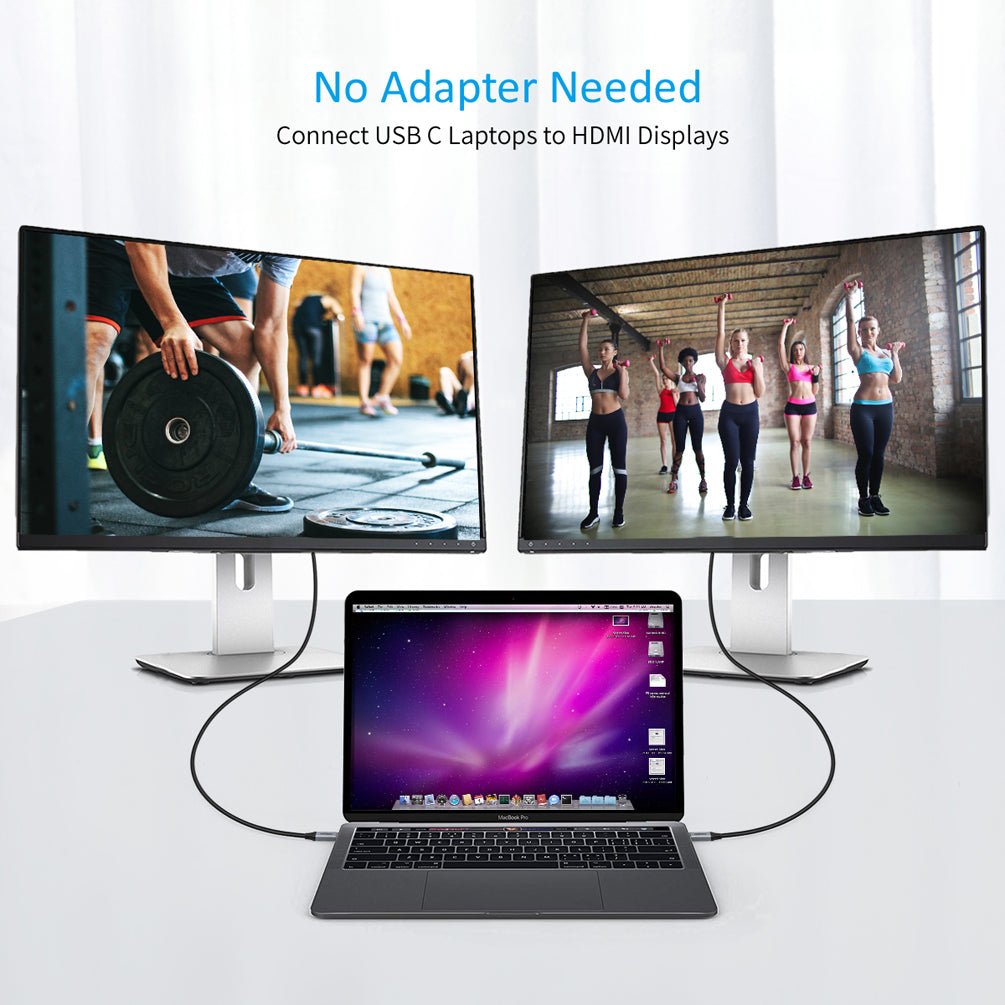 Choetech Type C to HDMI Cable 1.8M - Black CH0019 - Level UpLevel UpHDMI Adapter6971824972344