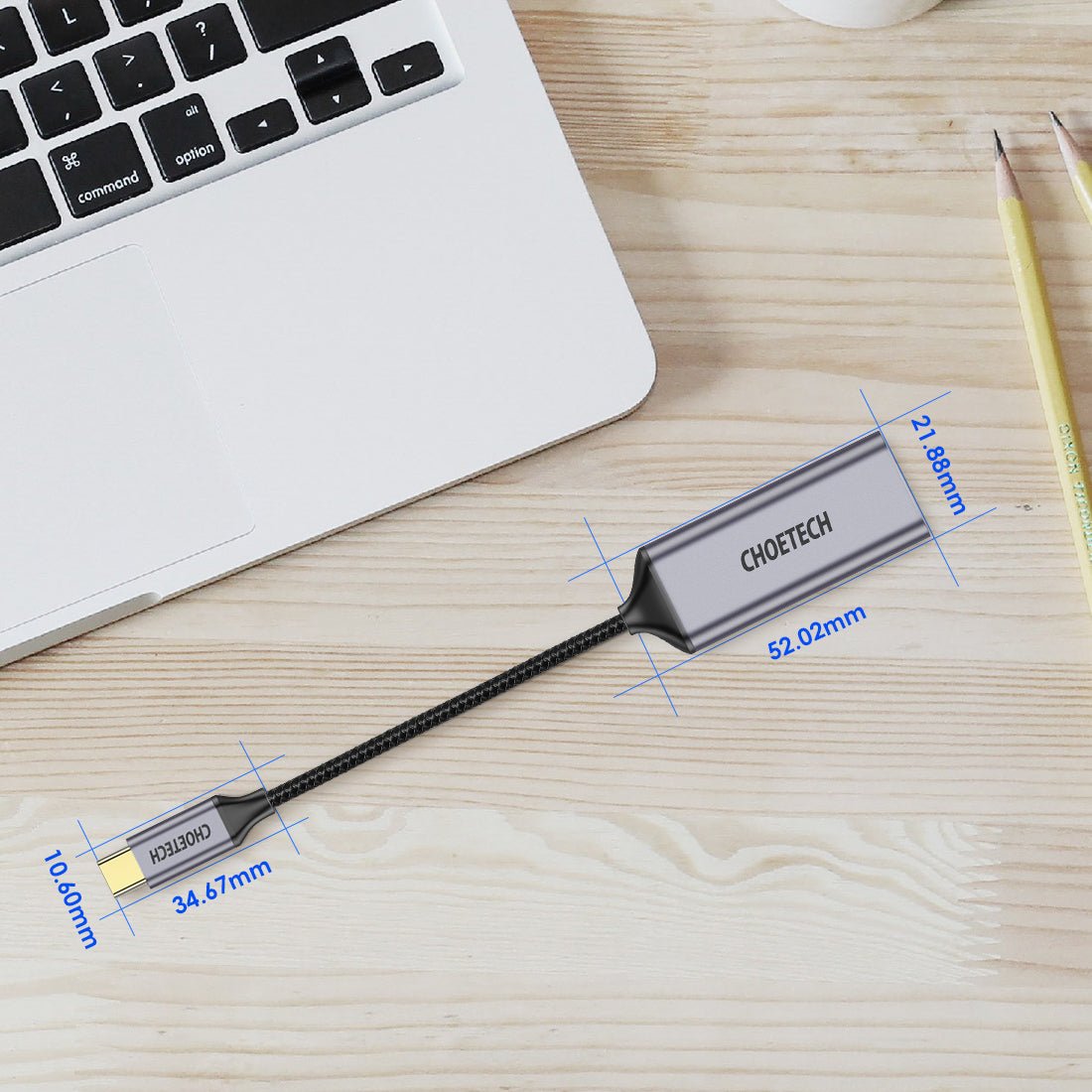 Choetech USB-C to HDMI Adapter HUB-H10 - Level UpLevel UpAdapterX000W5X2L5