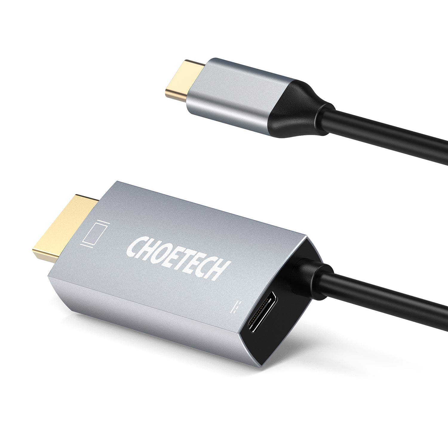 CHOETECH USB-C to HDMI Cable with PD Charging XCH-M180 - Level UpLevel UpHDMI AdapterX0019ZQUOX