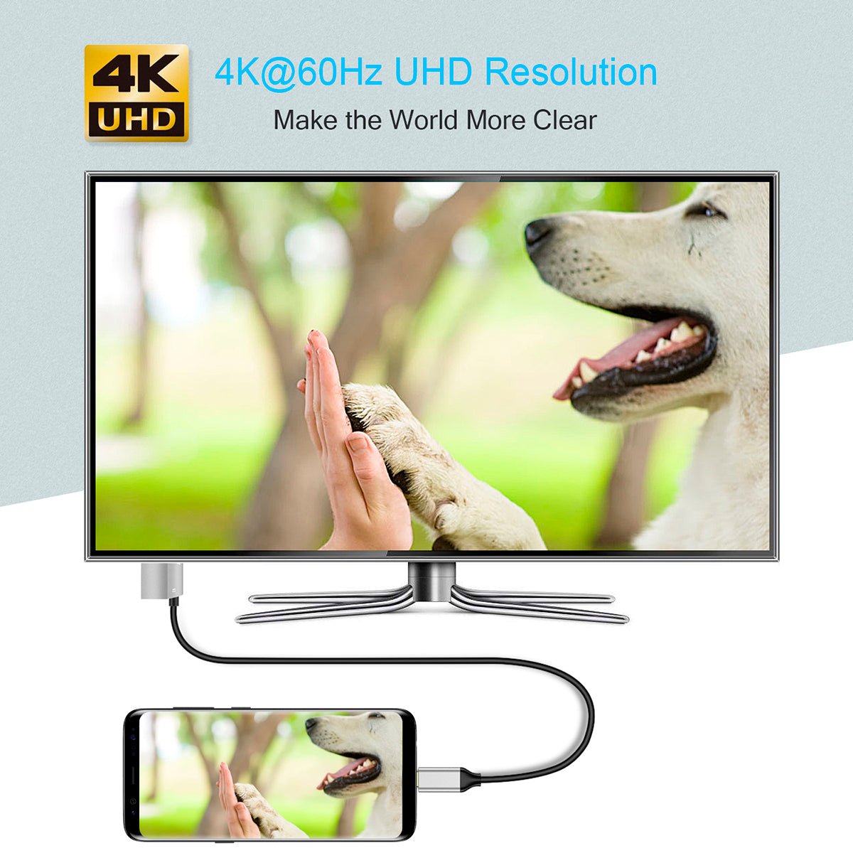 CHOETECH USB-C to HDMI Cable with PD Charging XCH-M180 - Level UpLevel UpHDMI AdapterX0019ZQUOX