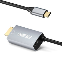CHOETECH USB-C to HDMI Cable with PD Charging XCH-M180 - Level UpLevel UpHDMI AdapterX0019ZQUOX