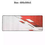 Gaming Mouse Pad - White/Red Shade