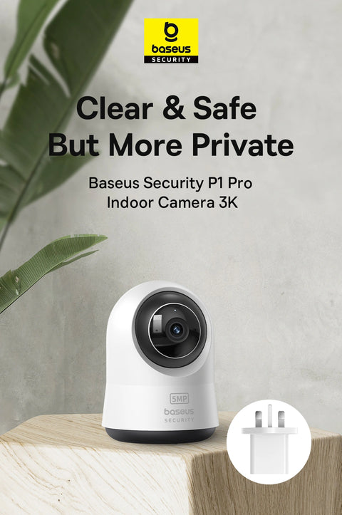 Baseus Security P1 Pro Indoor Camera 3K - White