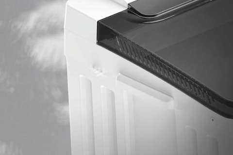 Midea 9KG Capacity, Twin Tub Washing Machine, White - MT100W90/W-GCC