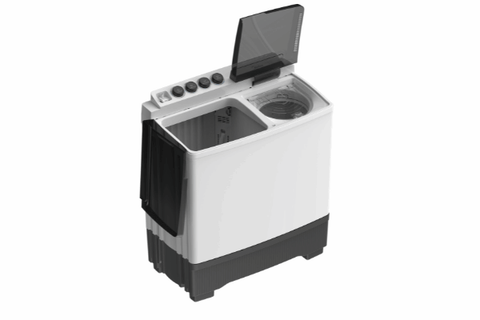 Midea 9KG Capacity, Twin Tub Washing Machine, White - MT100W90/W-GCC