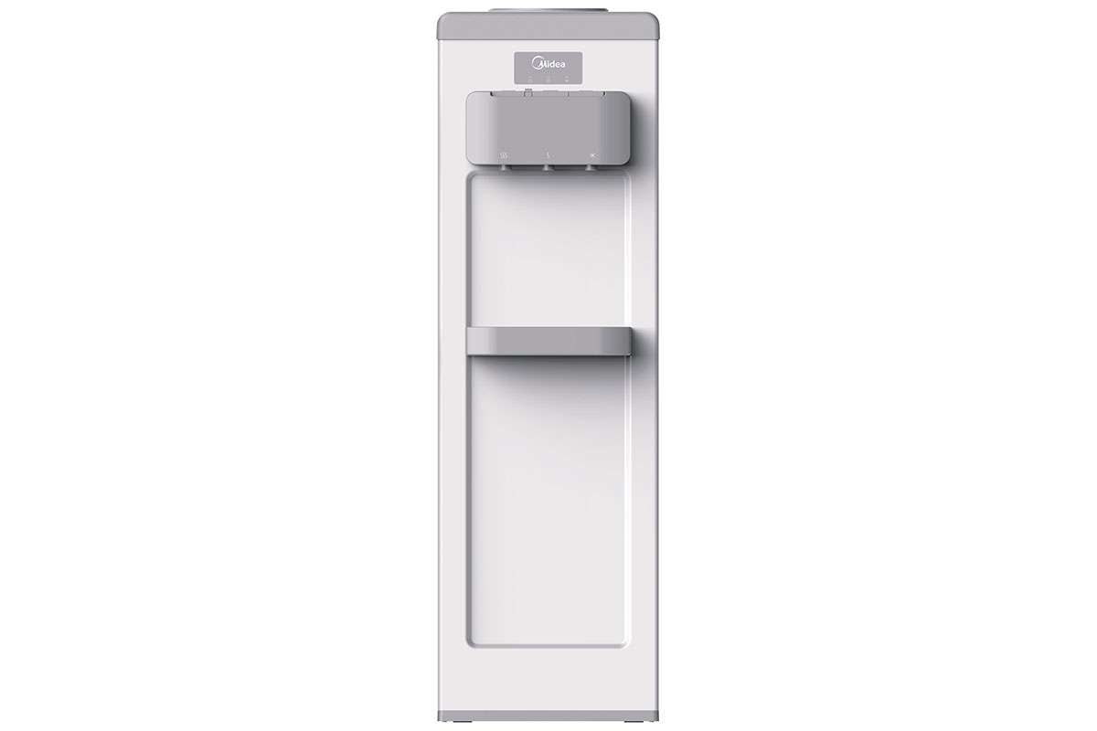 Midea Water Dispenser, Free-Standing, 2 Taps, Hot & Cold, White