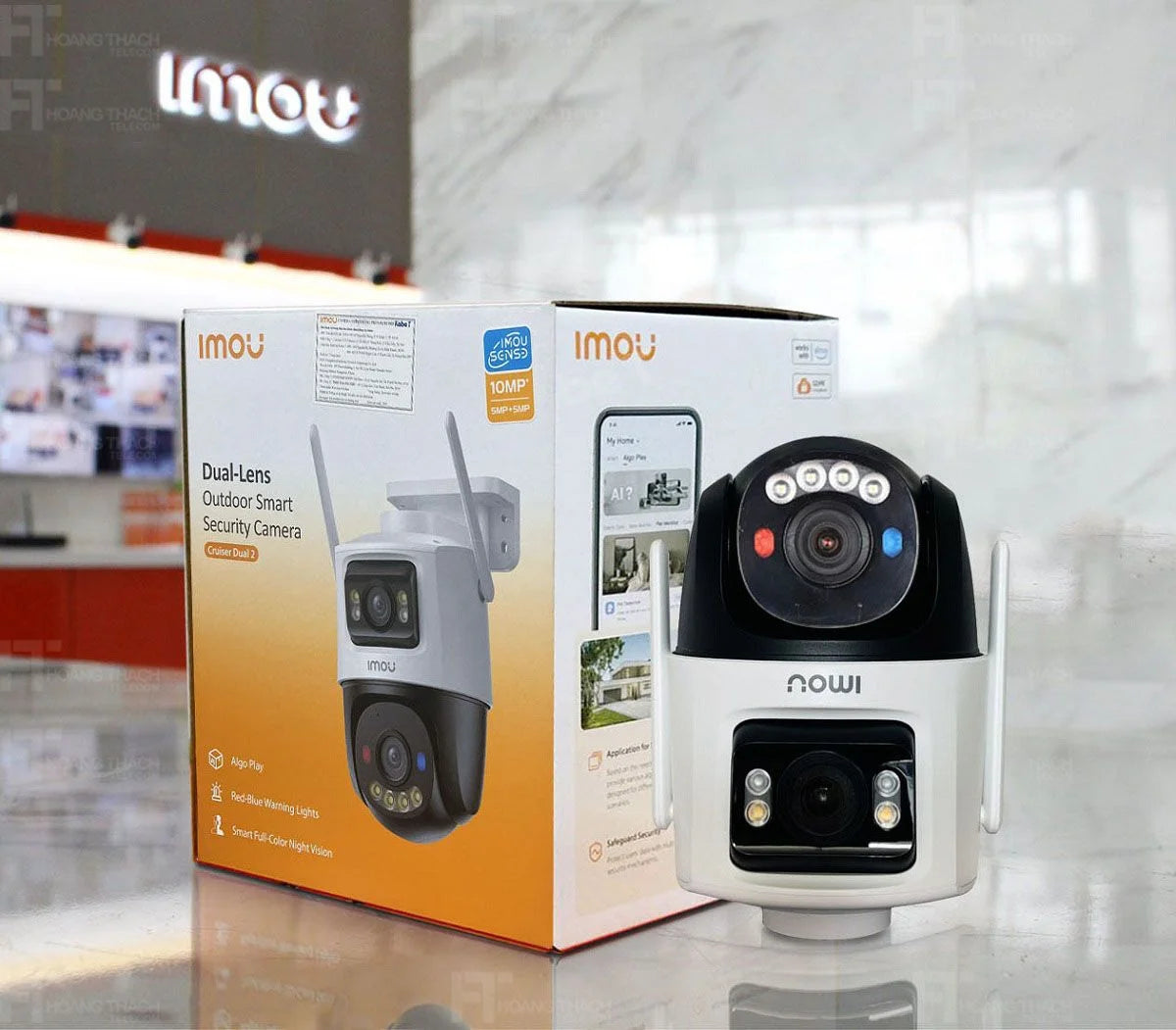 Imou Cruiser Dual 2 WiFi IP camera 10MP 3K 3.6mm - IPC-S7XEP-10M0WED