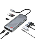 ريدراجون UCA، محور USB-C بـ 9 منافذ - أسود