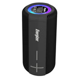 Max Power Sound- HD Sound Quality-  5.0 BT- IPX6- 16W- 10M Range- Built-in Microphone- LED Light- Supports FM- USB- AUX- Micro SD- Black Color