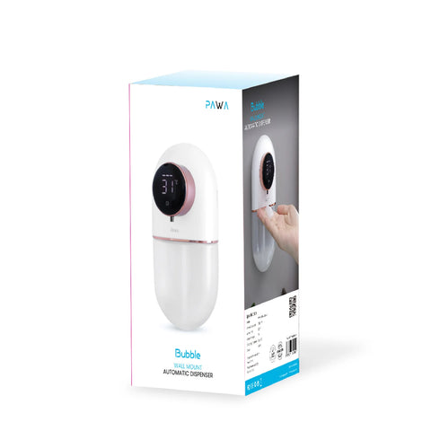 باوا، موزع رغوة أوتوماتيكي جداري – أبيض