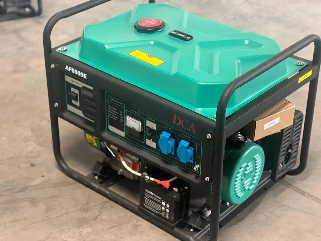 DCA 5000W Gasoline Generator Electric Starter