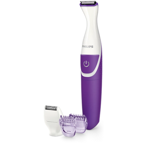 Philips BRT383/15, Showerproof Bikini Trimmer – Cordless, Precision Head, Mini Shaver, 0.5–5mm Length Settings