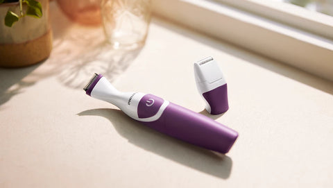 Philips BRT383/15, Showerproof Bikini Trimmer – Cordless, Precision Head, Mini Shaver, 0.5–5mm Length Settings