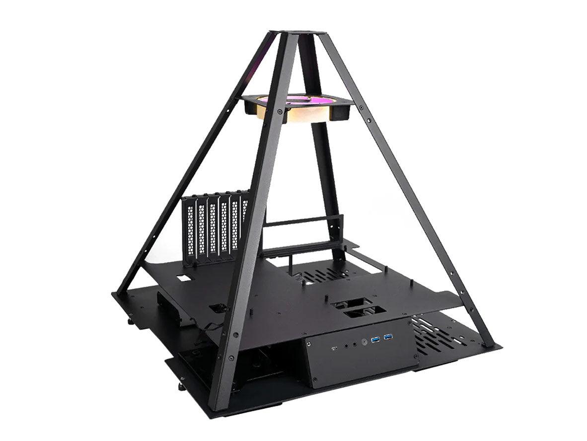 AZZA Pyramid Innovative With RGB Fan - PC Case - Black