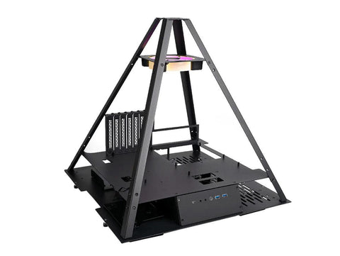 AZZA Pyramid Innovative With RGB Fan - PC Case - Black