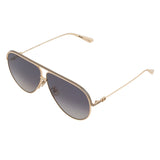 Dior Grey Shaded Pilot Ladies Sunglasses