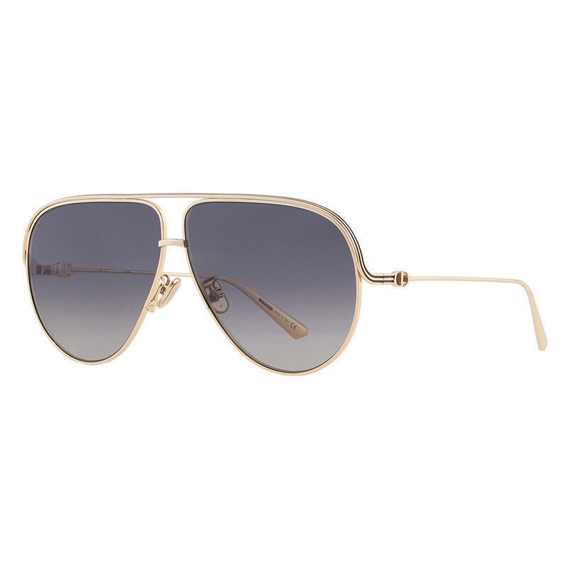 Dior Grey Shaded Pilot Ladies Sunglasses