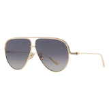 Dior Grey Shaded Pilot Ladies Sunglasses