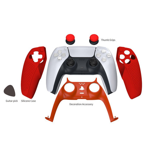 Dobe 3 in 1 Set Protestion TP5-1529 For PlayStation 5 - Red