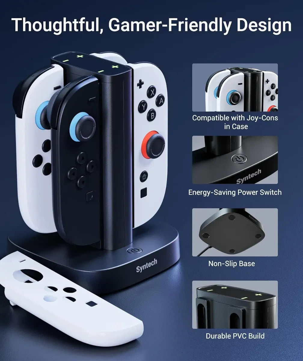 Syntech Joy-Con Charger Dock 4-in-1 for Nintendo Switch 2