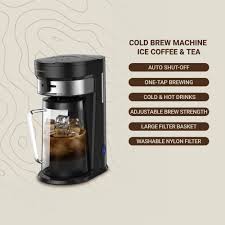 LePresso Cold Brew Machine Ice Coffee & Tea - Black