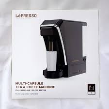 Lepresso Multifunctional Capsule Coffee Machine Cupsule Storage - Black