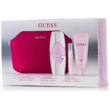 Guess Pink Spray Gift Set EDP For Her - 75 ml - 4 Pcs Set